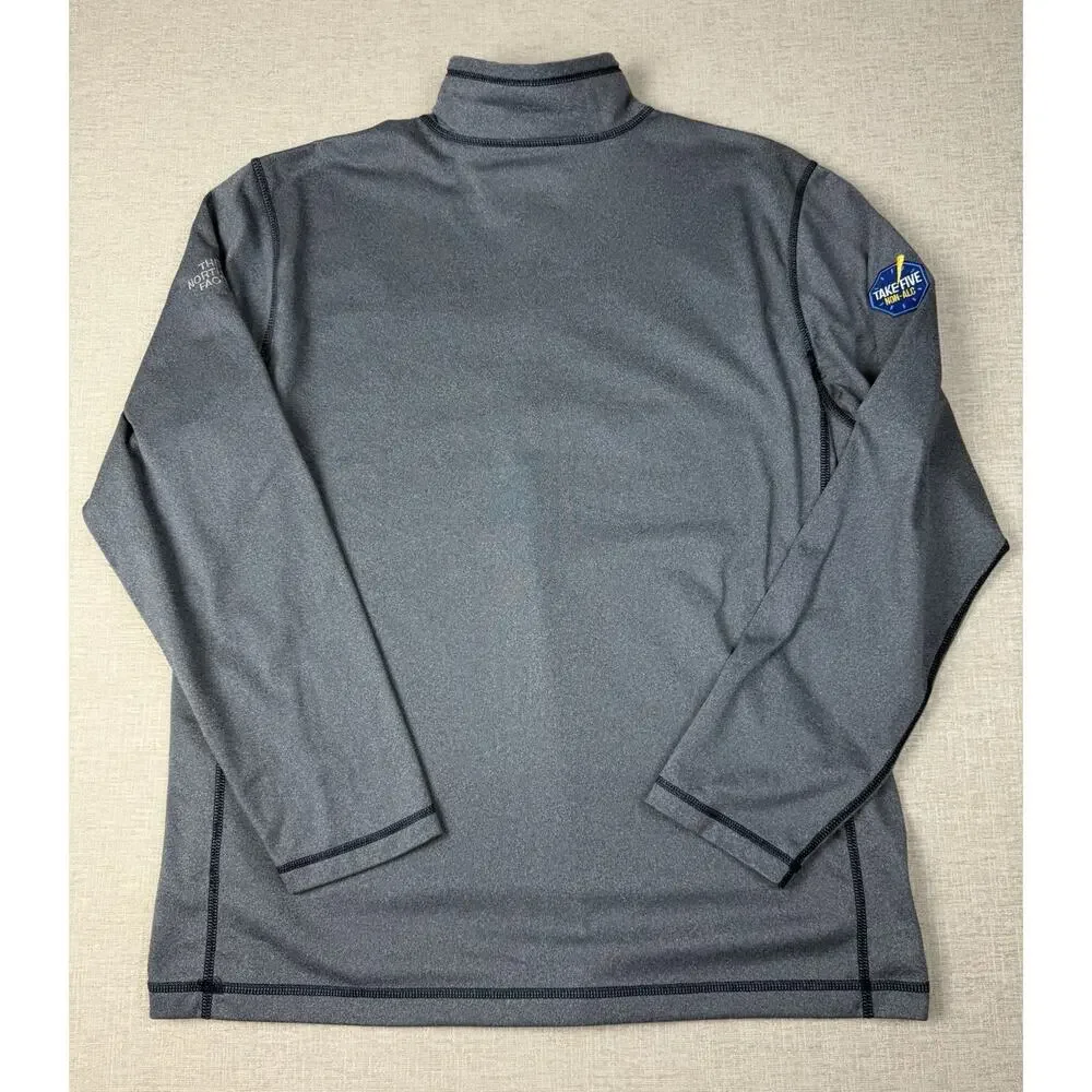 The North Face Molson Coors 1/4 Zip Pullover Men’s XL Gray Beer Promo Fleece